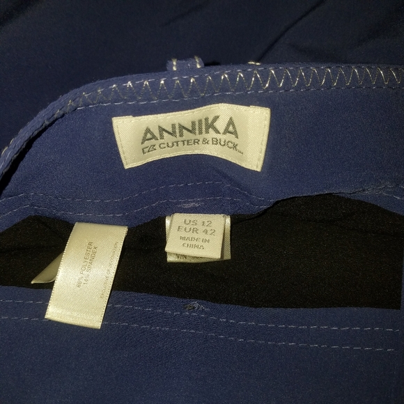 ANNIKA CUTTER & BUCK BLUE STRETCHY SKORT LIKE NEW SIZE 12 - Picture 4 of 4